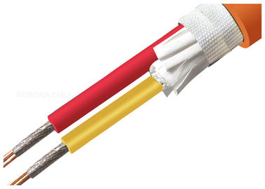 CU / Mica Tape Fire Resistant Wire , Fire Safe Cable For Sprinkler / Smoke Control System