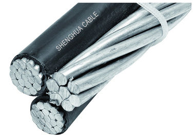 Professional Aerial Bunched Cables , Aerial Electrical Cable ABC-AAAC Triplex