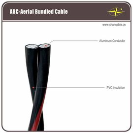 1KV Aerial Bundled Cables Aluminium Phase Conductor / Street Lighting Conductor Compact Circular