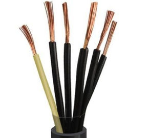 Copper Conductor PVC Insulated Cable , Flexible Control Cable WIth PVC Sheath