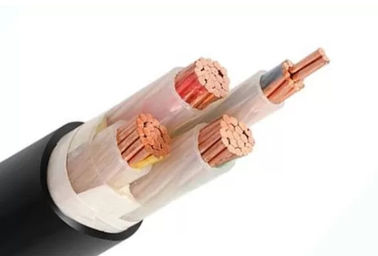 XLPE Insulated Low Voltage Power Cable , Copper Conductor 4 Core Power Cable
