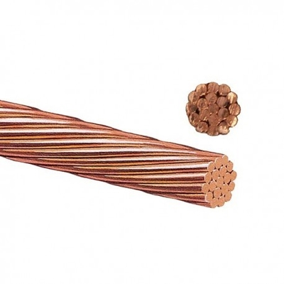 Solid Strands Bare Hard Drawn Copper Conductor Pvc Insulated Flexible Oxygen Free