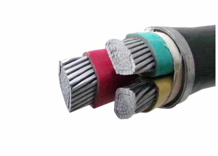 Flexible PVC Insulated Cable 600/1000V Compacted AL Conductor 1~5 Core