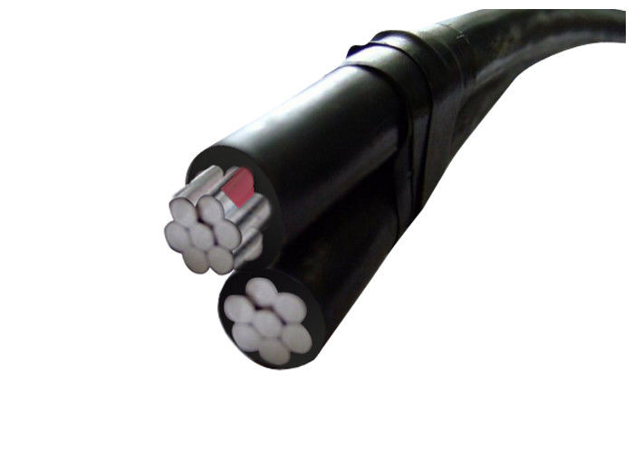 Outdoor Two Core Aerial Bundled Cable , XLPE / PVC Insulation Cable