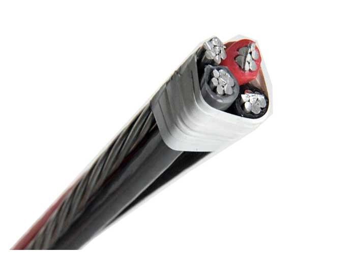 Quadruplex PVC Drop Urd Power XLPE Electrical Cable Aluminum ABC Cable 75℃