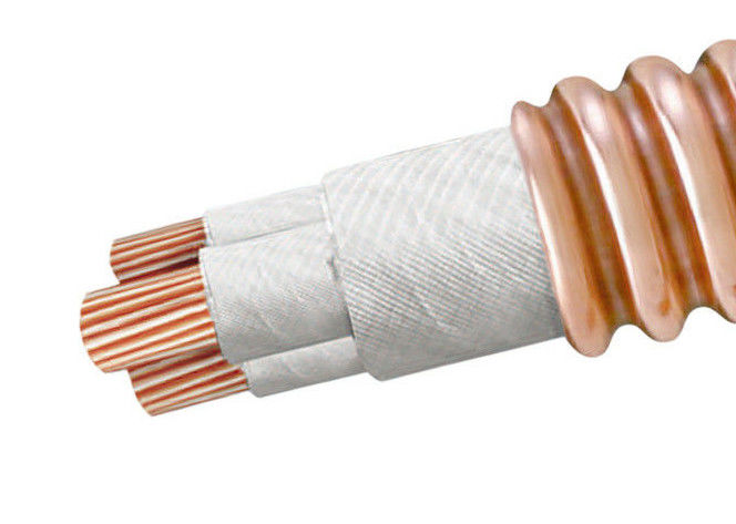 Copper Mineral Insulated Heating Cable , MICC Cable Metal Sheathed