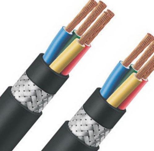 Size 1.5sqmm Flexible Shielded Cable , Instrument Cable Wiring PVC Jacket