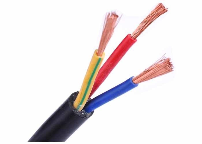 Customized PVC Insulated Cable 600 / 1000V Rated Voltage With Three Half Core