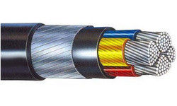SWA Flexible Armored Cable Wiring , Armored Electrical Wire XLPE PVC Insulation