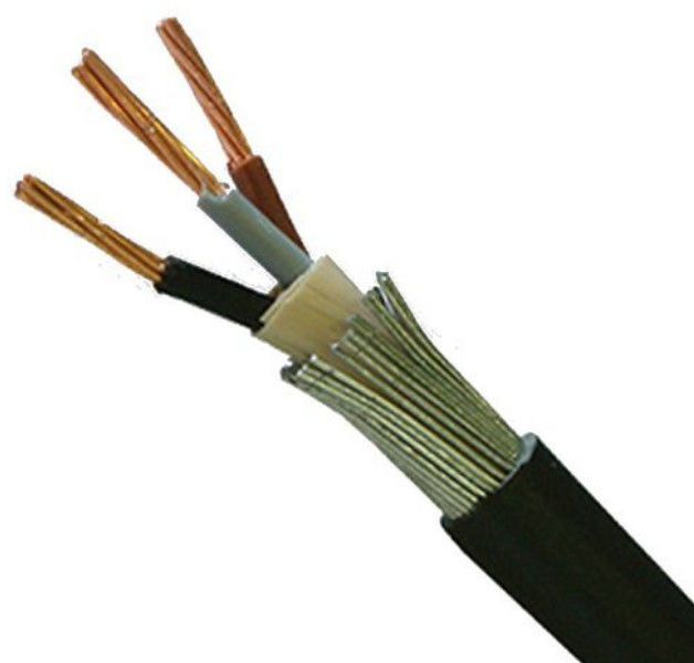 35kV HV SWA XLPE Power Cable Armoured , Underground Electric Cable 3x70mm2