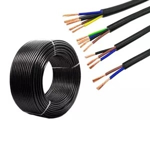 Flexible RVV Electrical Ground Wire Copper Conductor PVC Insulation