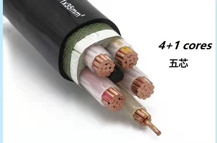 YJV PVC Sheath Electrical Power Cable XLPE Insulated Armored Cable Medium Voltage