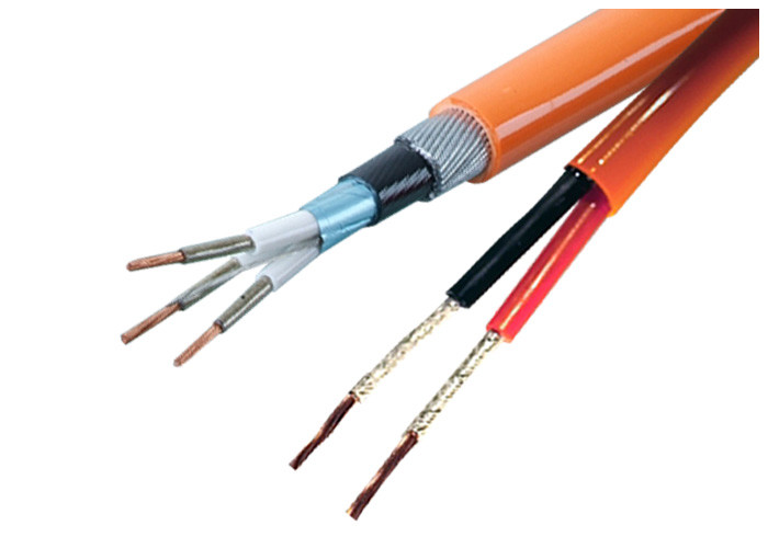 Steel Wire Armoured Muti Core CU / XLPE / PVC FRC Fire Proof Cable 0.6 ...