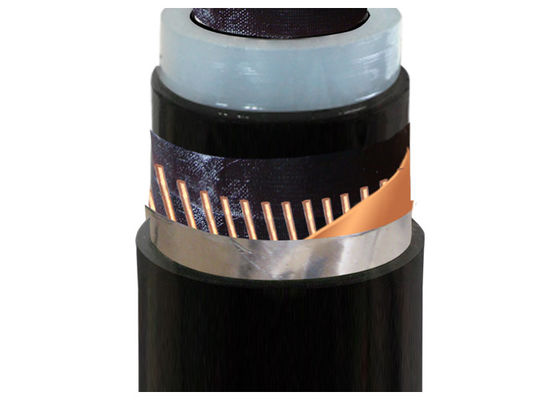 Conductor Screen In Cable 21/35 kV Medium voltage AL/XLPE/CWS/PVC Electric cable with the ...