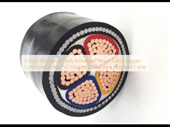 4 Core 185 Sqmm SWA Armoured Power Cable Copper Conductor XLPE/PVC Insulated Steel Wire Armored Cable